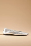 Pilcro Soft Ballet Flats In Silver