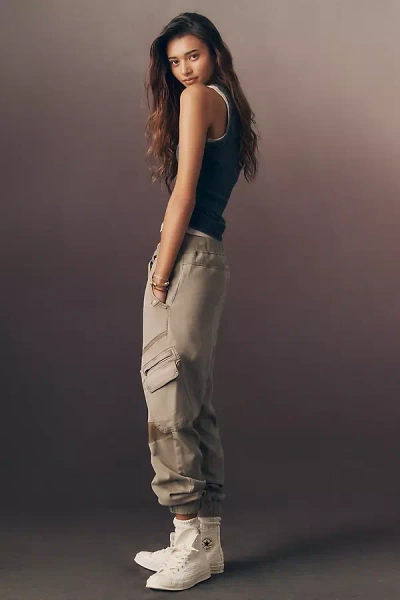 Pilcro Soft Wash Cargo Joggers By  In Green