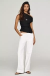 Pilcro Stovepipe Mid-rise Straight Jeans In White