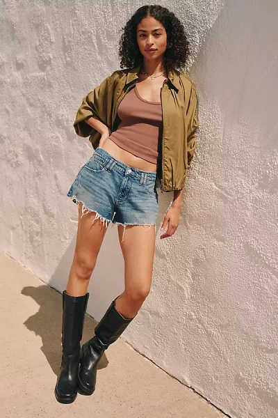 Pilcro Sunsette Ribbed Strappy Tank By  Top In Brown