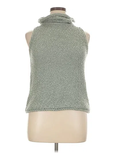 Pre-owned Pilcro Sweater Vest In Green