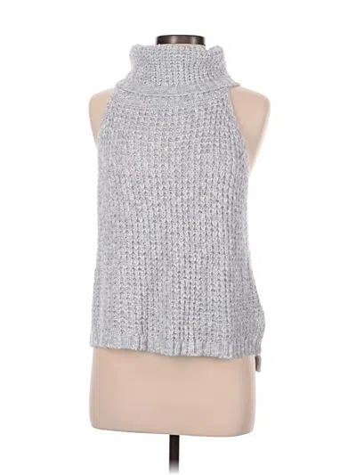 Pre-owned Pilcro Sweater Vest In Silver