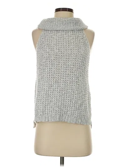 Pre-owned Pilcro Sweater Vest In Silver