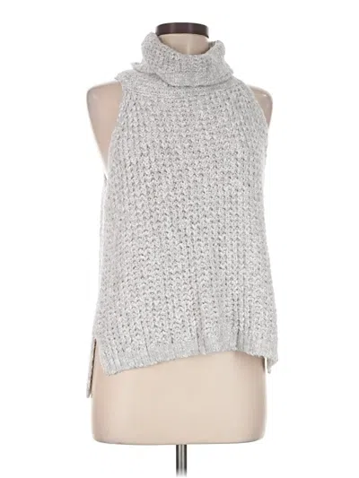 Pre-owned Pilcro Sweater Vest In Silver