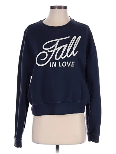 Pre-owned Pilcro Sweatshirt In Blue