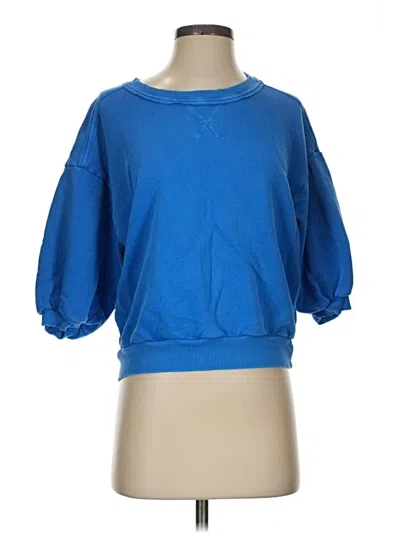 Pre-owned Pilcro Sweatshirt In Blue