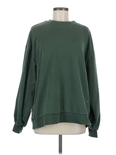 Pre-owned Pilcro Sweatshirt In Green