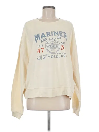 Pre-owned Pilcro Sweatshirt In Ivory