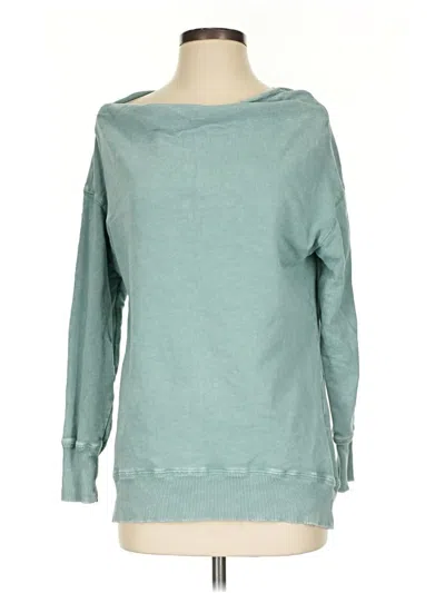 Pre-owned Pilcro Sweatshirt In Teal
