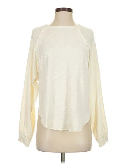 Pre-owned Pilcro Sweatshirt In White