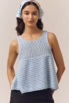 Pilcro Swing Sweater Tank Top In Blue