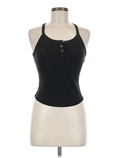 Pre-owned Pilcro Tank Top Black Halter Neckline Tops