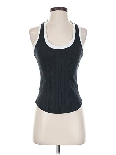 Pre-owned Pilcro Tank Top Black Halter Neckline Tops