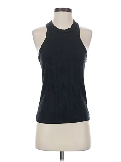 Pre-owned Pilcro Tank Top Black Halter Neckline Tops
