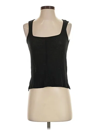 Pre-owned Pilcro Tank Top Black Square Neckline Tops