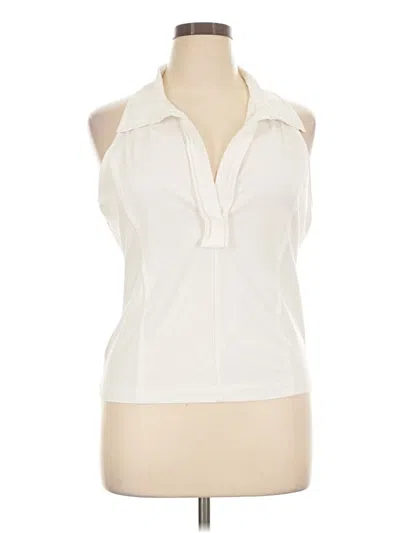 Pre-owned Pilcro Tank Top Ivory Halter Neckline Tops