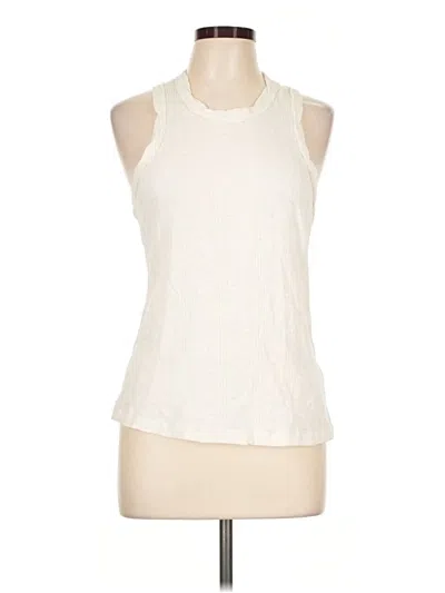Pre-owned Pilcro Tank Top Ivory Halter Neckline Tops