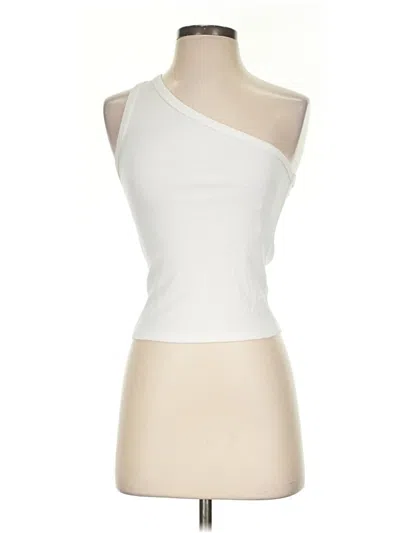 Pre-owned Pilcro Tank Top Ivory One Shoulder Neckline Tops