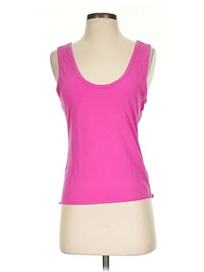 Pre-owned Pilcro Tank Top Pink Strapless Neckline Tops