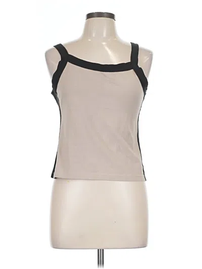 Pre-owned Pilcro Tank Top Tan Halter Neckline Tops