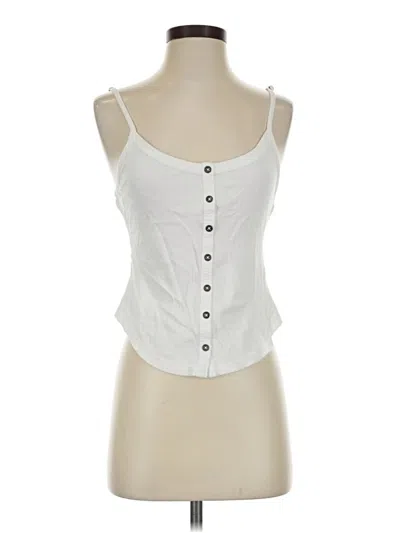 Pre-owned Pilcro Tank Top White Strapless Neckline Tops