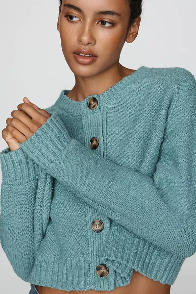 Pilcro Textured Cardigan In Blue