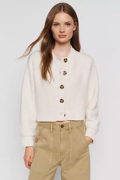 Pilcro Textured Cardigan In Ivory