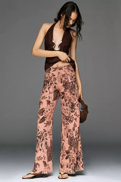 Pilcro The Adi Mid-rise Clean-hem Flare Pants By  In Multi