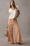 Pilcro The Adi Mid-rise Relaxed Flare Pants By : Pull-on Edition In Orange