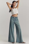 Pilcro The Adi Mid-rise Relaxed Flare Jeans By : Pull-on Edition