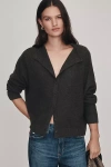 Pilcro The Alani Cashmere Cardigan Sweater By  In Black