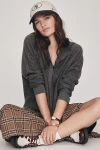 Pilcro The Alani Cashmere Cardigan Sweater By  In Gray