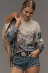 Pilcro The Alani Cashmere Mock-neck Sweater By