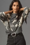 Pilcro The Alani Cashmere Mock-neck Sweater By  In Gray