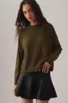 Pilcro The Alani Cashmere Mock-neck Sweater By  In Green