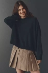 Pilcro The Alani Cashmere Mock-neck Sweater By  In Green