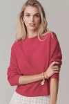 Pilcro The Alani Cashmere Mock-neck Sweater By  In Red