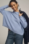 Pilcro The Alani Cashmere Mock-neck Sweater By  In Purple