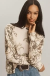 Pilcro The Alani Cashmere Mock-neck Sweater By  In White