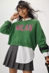 Pilcro The Alani Cashmere Sweater By : Cropped Crew-neck Edition In Multicolor