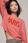 Pilcro The Alani Cashmere Sweater By : Cropped Crew-neck Edition In Multicolor