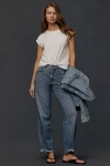 Pilcro The Baggy Boyfriend Regenerative Cotton Mid-rise Relaxed Jeans In Blue