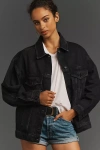 Pilcro The Denim Boyfriend Jacket By  In Black