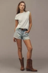 Pilcro The Devon Denim Shorts By  In Blue