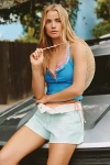 Pilcro The Devon Denim Shorts By : Spray Color Edition In Blue