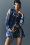 Pilcro The Devon Rhinestone Distressed Denim Shorts By  In Animal Print