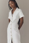 Pilcro The Greer Denim Midi Shirt Dress By  In Multi