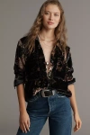 Pilcro The Hadley Relaxed Buttondown Shirt By : Velvet Edition In Multi