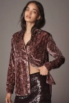 Pilcro The Hadley Relaxed Buttondown Shirt By : Velvet Edition In Pink