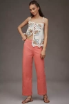 Pilcro The Izzie Relaxed Pull-on Barrel Pants By